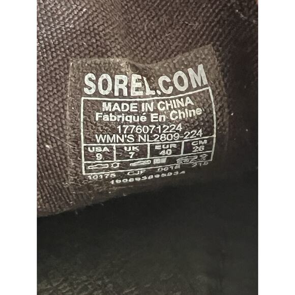 Sorel Lolla Cutout Brown Suede Leather Ankle Boot Women 9 NL2809-224 - Picture 6 of 8